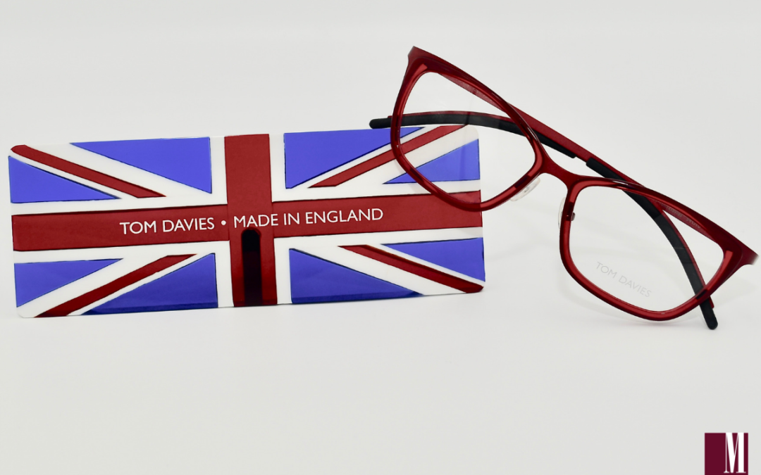 Photo of TD Tom Davies Designer Eyewear with Union Jack